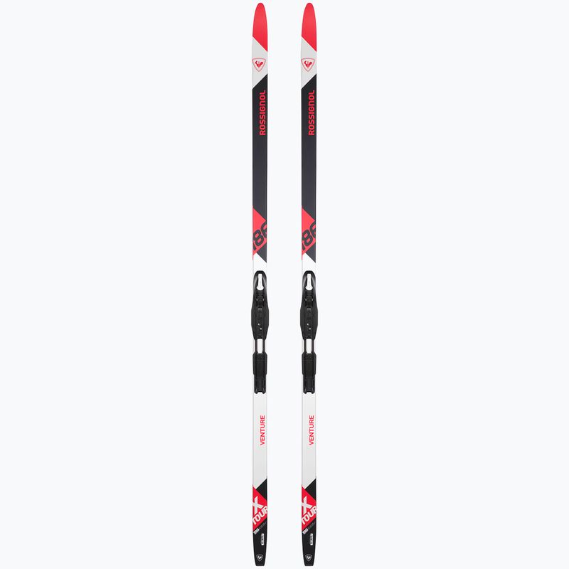 Schiuri de fond pentru bărbați Rossignol X-Tour Venture WL 52 + Tour SI red/white 10