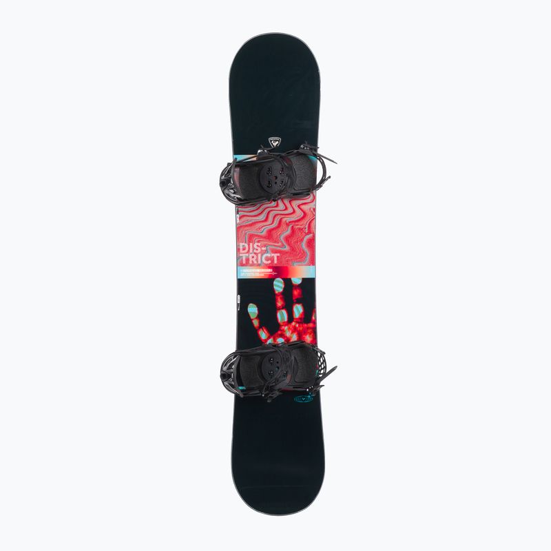 Snowboard Rossignol District Infrablack Wide + Battle XL black/red 3