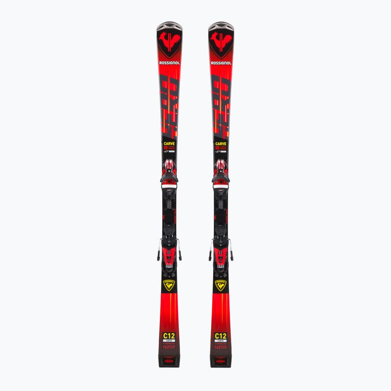 Schiuri de coborâre Rossignol Hero Carve K + NX12 red