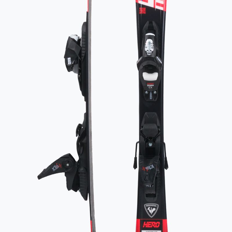 Schiuri de coborâre pentru copii Rossignol Hero 100-140 + Kid4 red 5