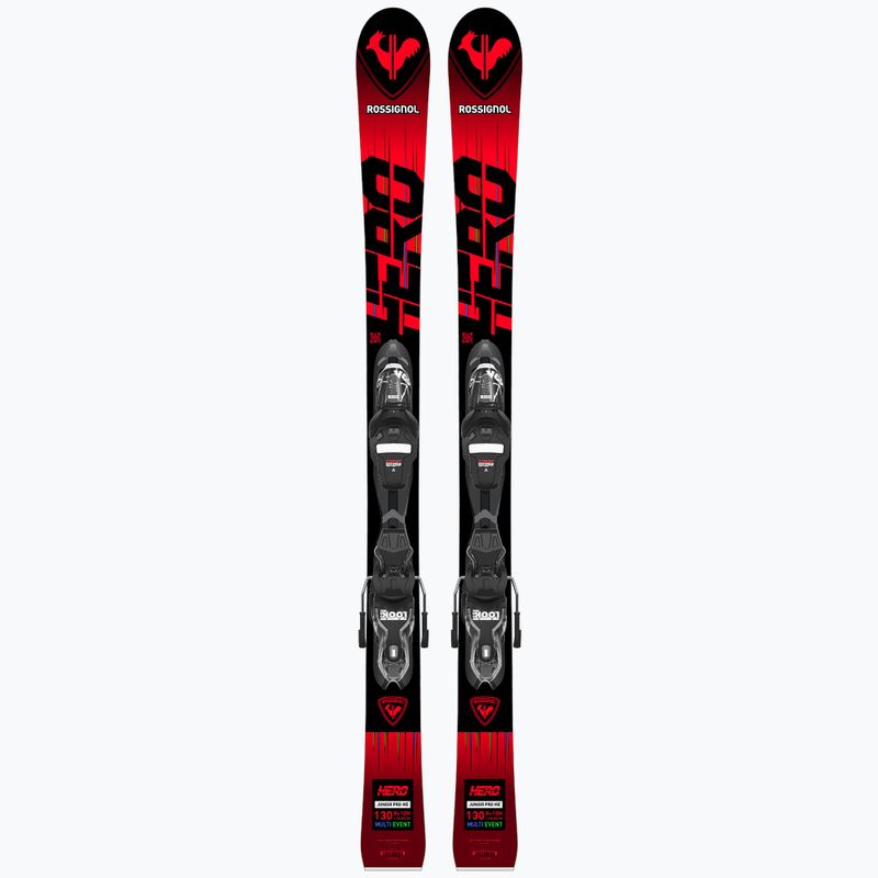 Schiuri de coborâre pentru copii Rossignol Hero Multi Event + XP7 red 10