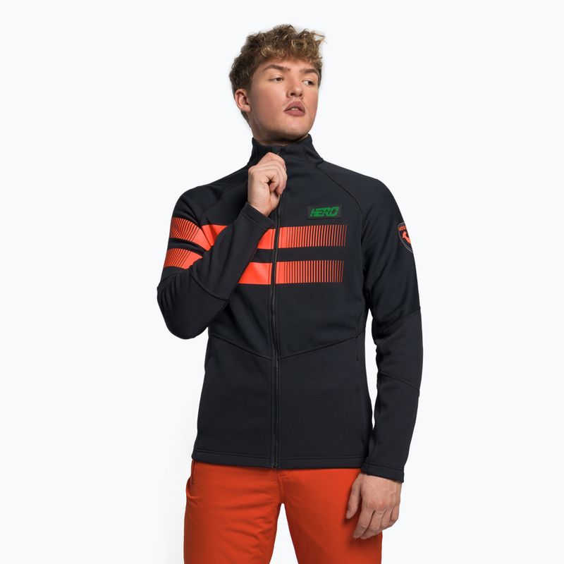 Hanorac de schi pentru bărbați Rossignol Hero Clim black/red