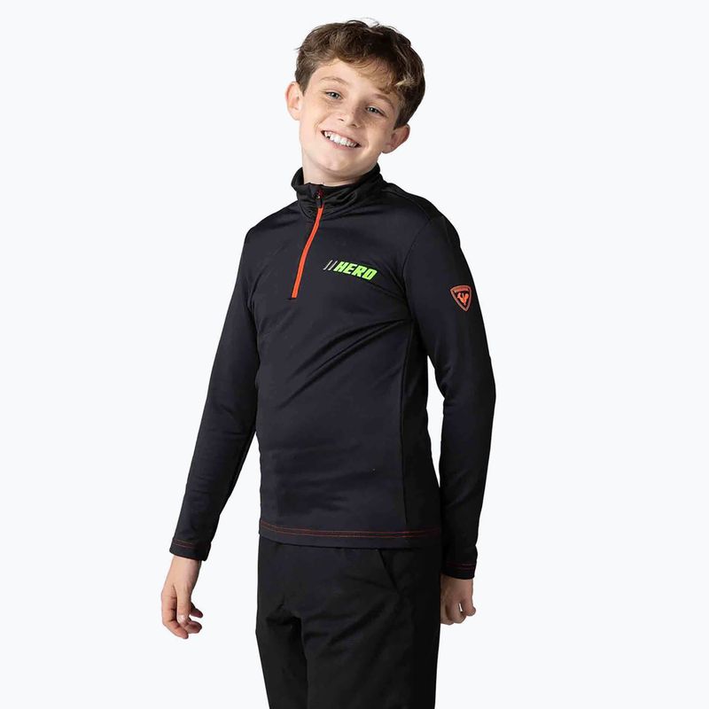 Rossignol Hero Hero Warm Stretch negru pentru copii de schi negru 3