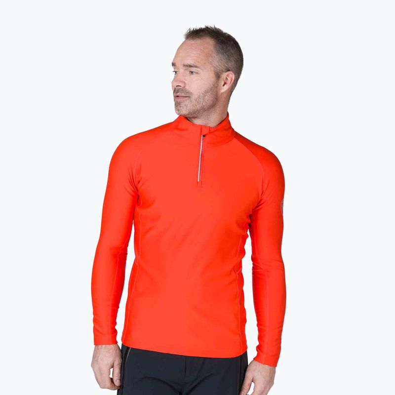 Hanorac termic pentru bărbați Rossignol Classique 1/2 Zip orange