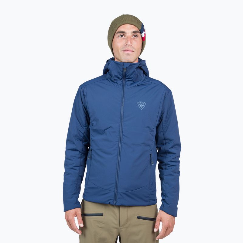 Geacă izolată pentru bărbați Rossignol Opside Hoodie dark navy
