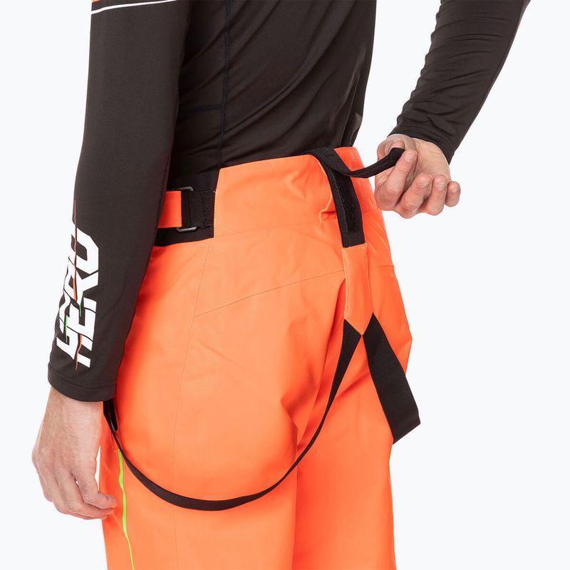 Pantaloni de schi Rossignol Hero pentru bărbați Rossignol Hero roșu neon 5