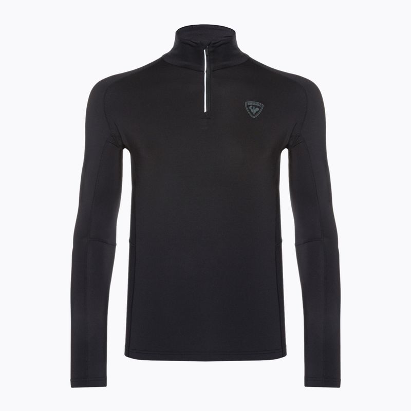 Bărbați Rossignol Classique Classique 1/2 zip tricou termic negru 6