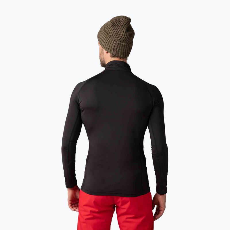 Bărbați Rossignol Classique Classique 1/2 zip tricou termic negru 3