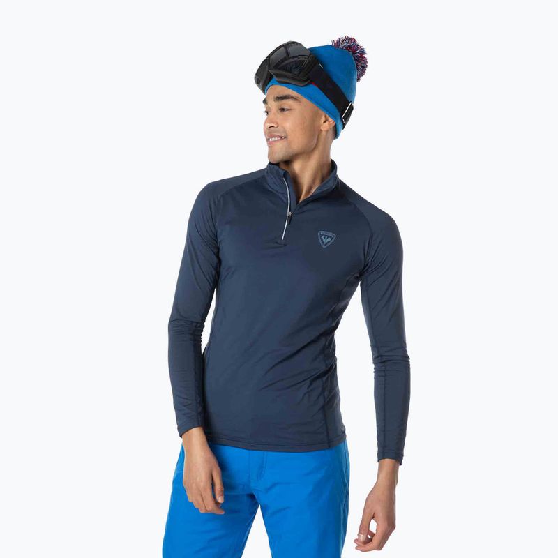 Bluză termică pentru bărbați Rossignol Classique 1/2 Zip dark navy