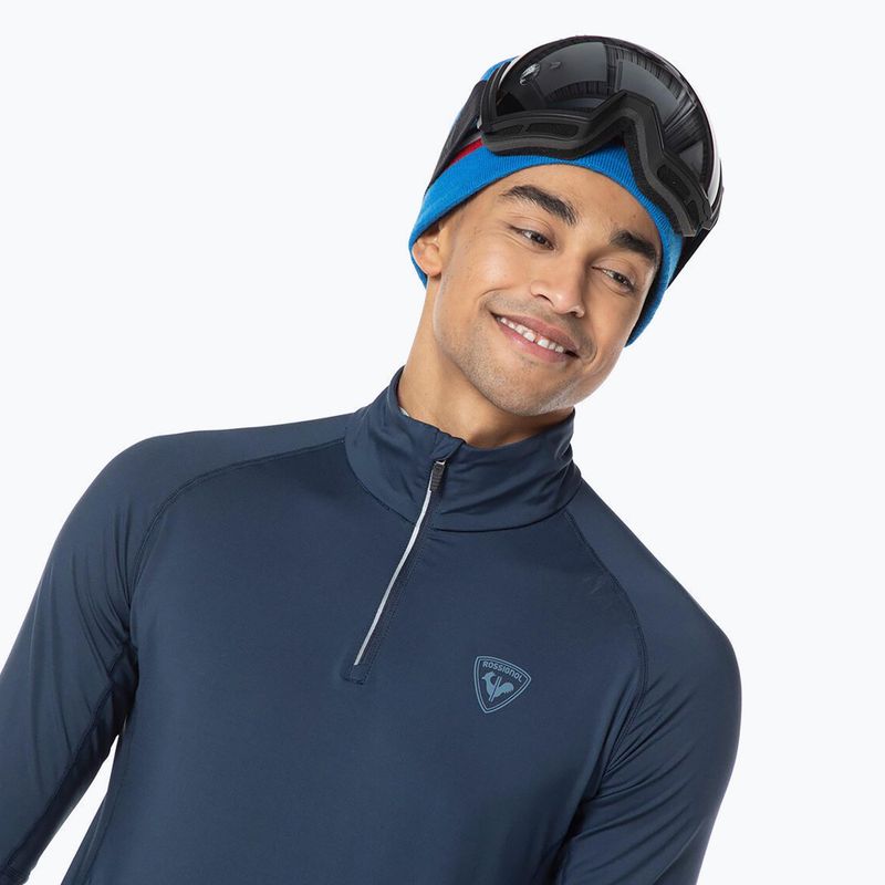 Rossignol Classique Classique 1/2 Zip pentru bărbați, bluză de trening termală Dark Navy 5