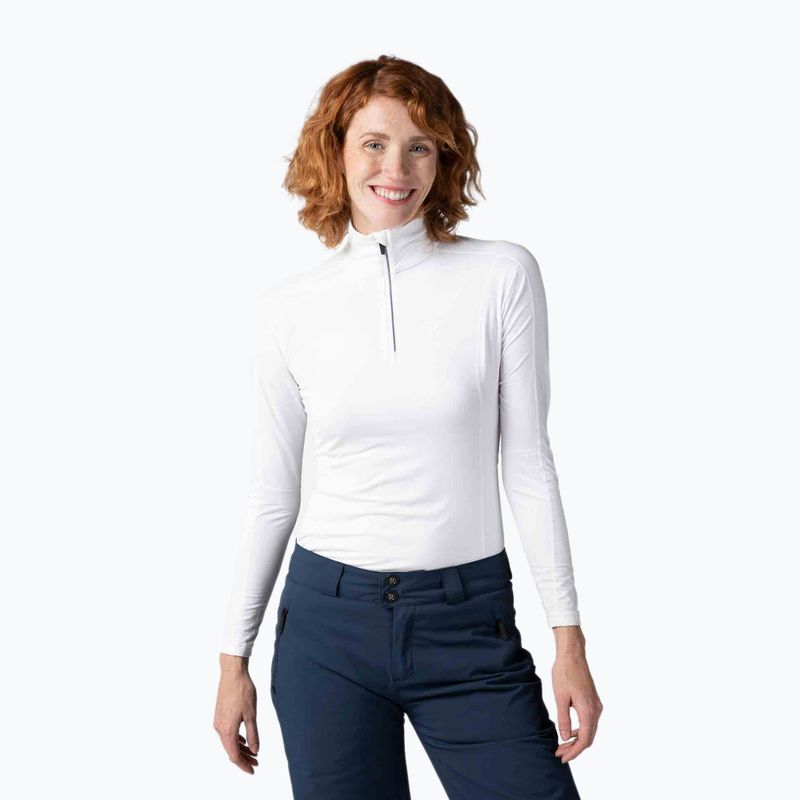 Bluză termică damă Rossignol Classique 1/2 Zip white
