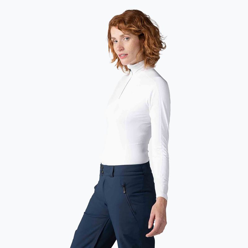 Bluză termică damă Rossignol Classique 1/2 Zip white 3