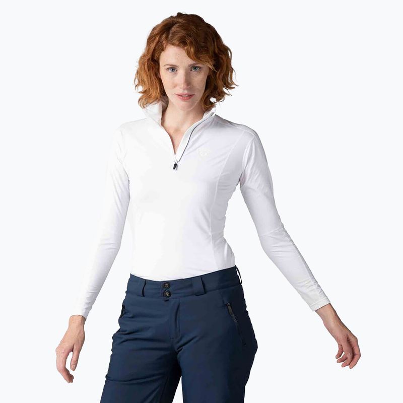 Bluză termică damă Rossignol Classique 1/2 Zip white 4