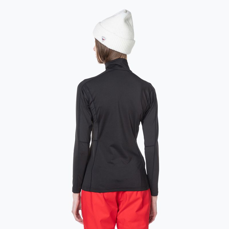 Bluză termică damă Rossignol Classique 1/2 Zip black 3