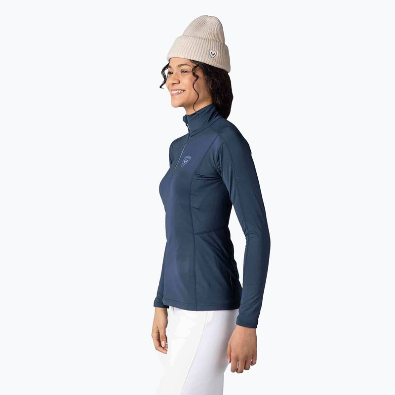 Bluză termică damă Rossignol Classique 1/2 Zip dark navy 4