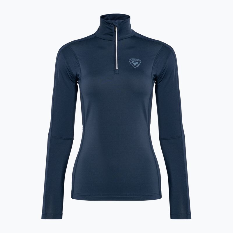 Rossignol Classique Classique 1/2 Zip termic pentru femei, albastru închis 7