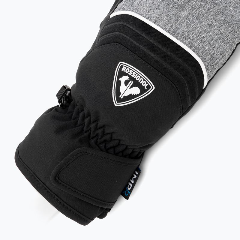 Mănuși de schi pentru copii Rossignol Jr Tech Impr M heather grey 5