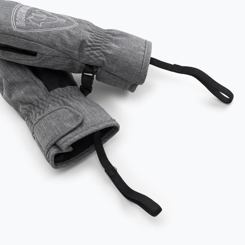Mănuși de schi pentru copii Rossignol Jr Rooster M heather grey 6