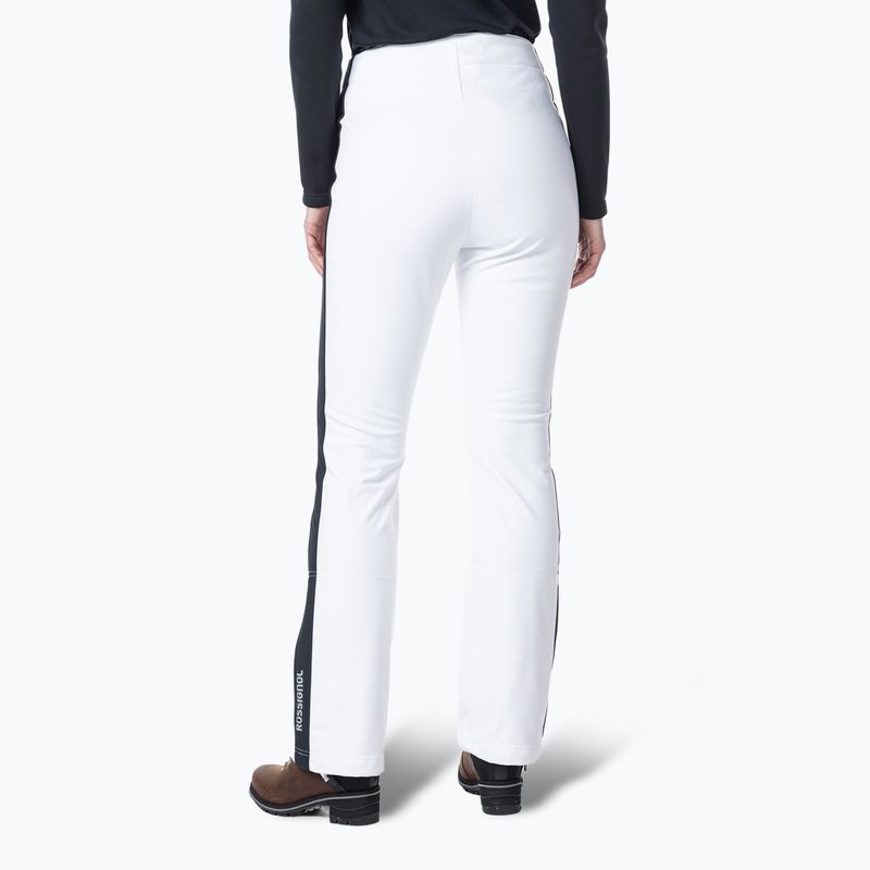 Pantaloni de schi pentru femei  Rossignol Resort Softshell white 3