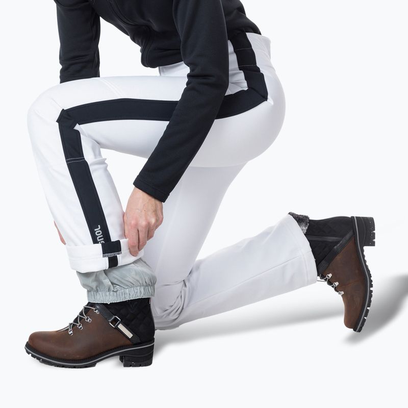 Pantaloni de schi pentru femei  Rossignol Resort Softshell white 4