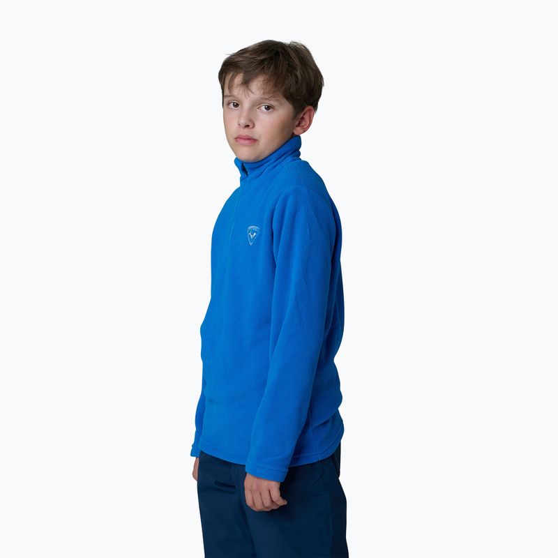 Rossignol Boy 1/2 Zip Fleece pentru copii de schi pentru copii pulover lazuli albastru 3