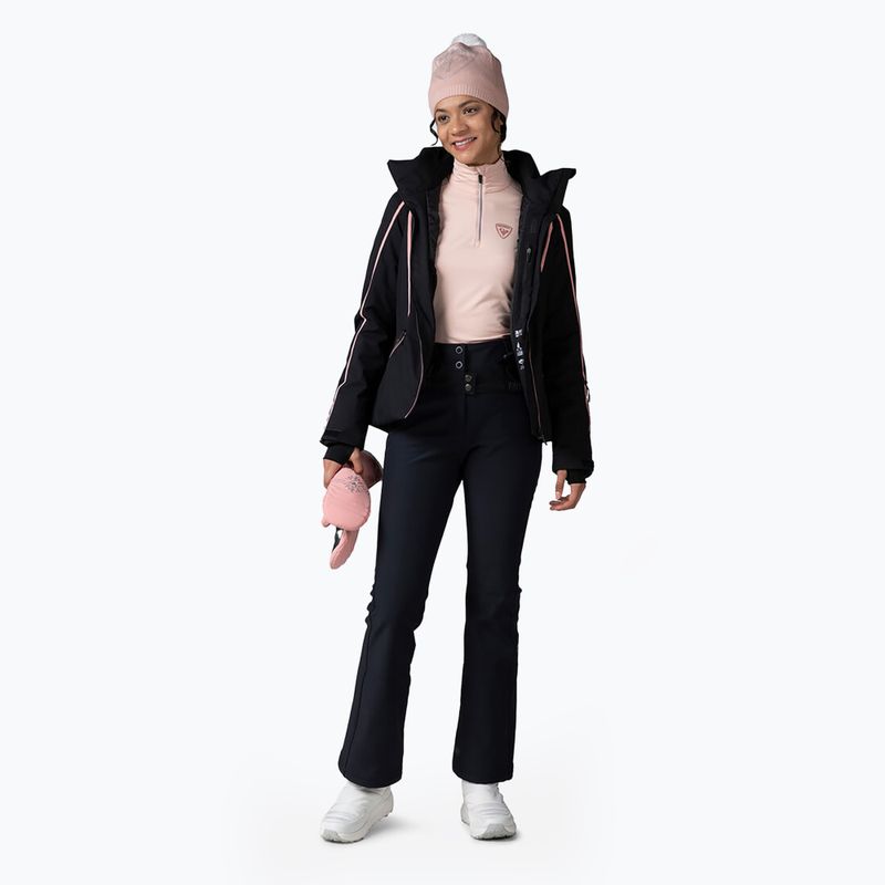 Bluză termică damă Rossignol Classique 1/2 Zip powder pink 4