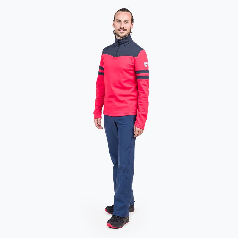 Bluză termică pentru bărbați Rossignol Resort 1/2 Zip sports red 3
