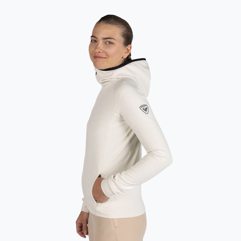 Bluză pentru femei Rossignol Mid Layer Thin Full Zip whitecap sand 4