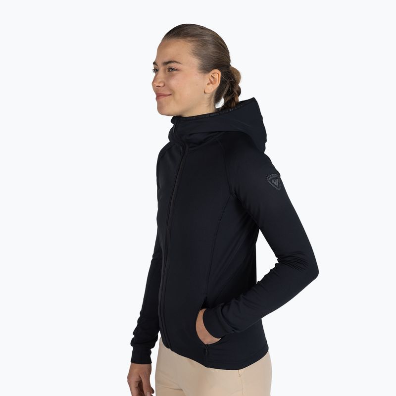 Bluză pentru femei Rossignol Mid Layer Thin Full Zip black 4