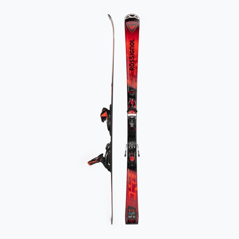 Schiuri de coborâre Rossignol Hero Elite MT TI CAM K + legături SPX12 black/red 2