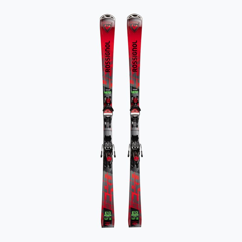 Schiuri de coborâre Rossignol Hero Elite ST TI K + legături SPX14 black/red