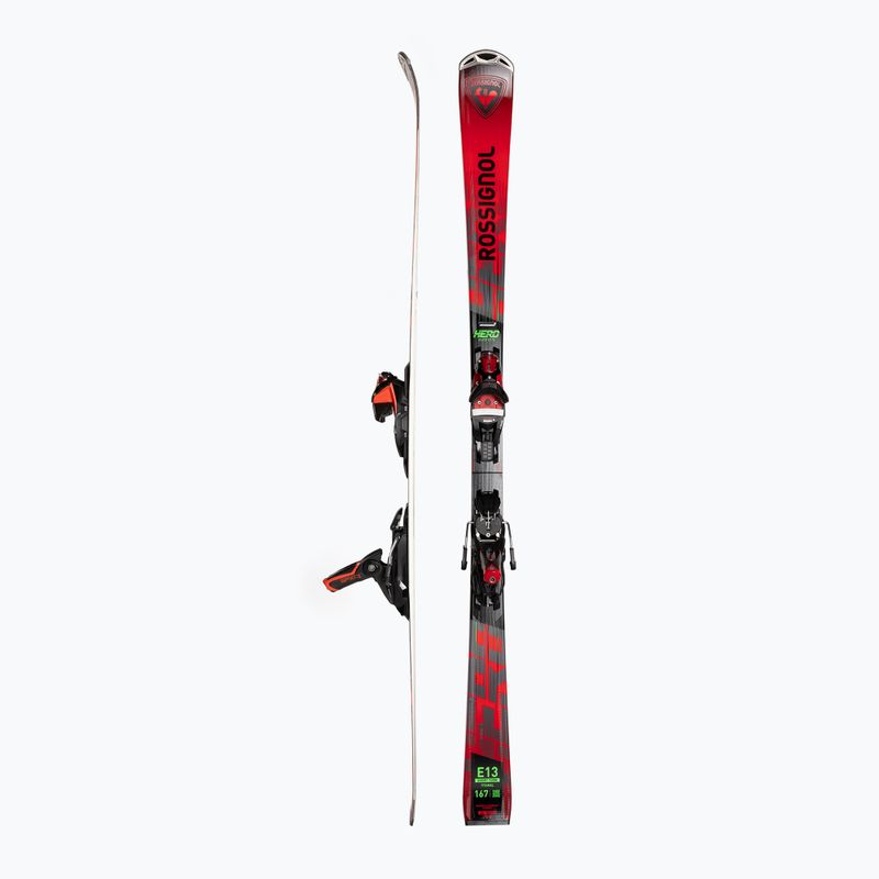 Schiuri de coborâre Rossignol Hero Elite ST TI K + legături SPX14 black/red 2