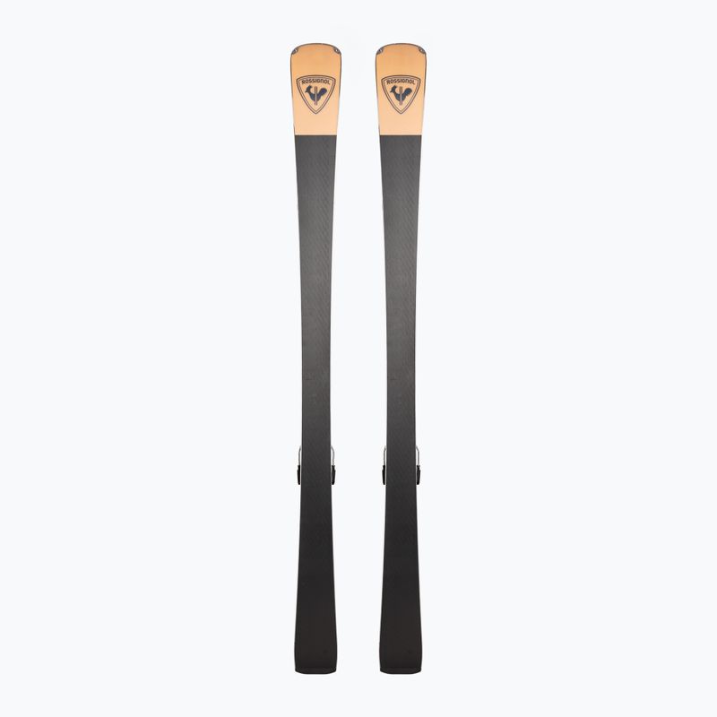 Schiuri de coborâre pentru femei Rossignol Nova 8 + legături XP11 dark grey/gold 3