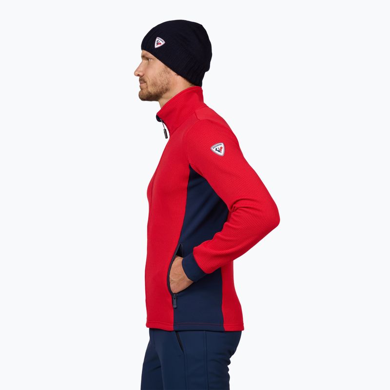 Bluză de schi pentru bărbați Rossignol Cieloalto Fleece Fz sports red 4