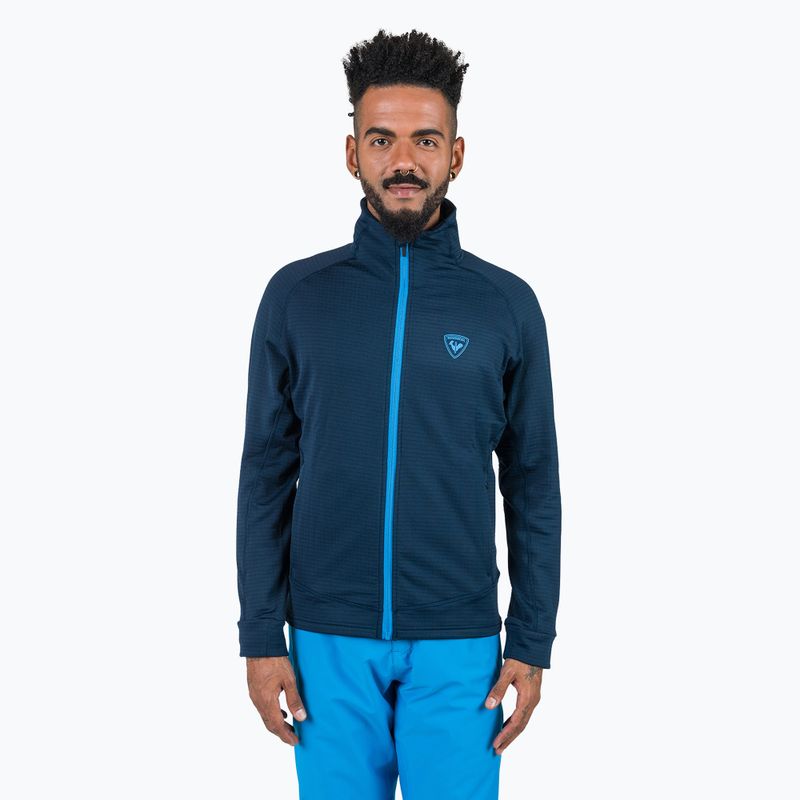 Bluză pentru bărbați Rossignol Blackside Fleece Fz dark navy