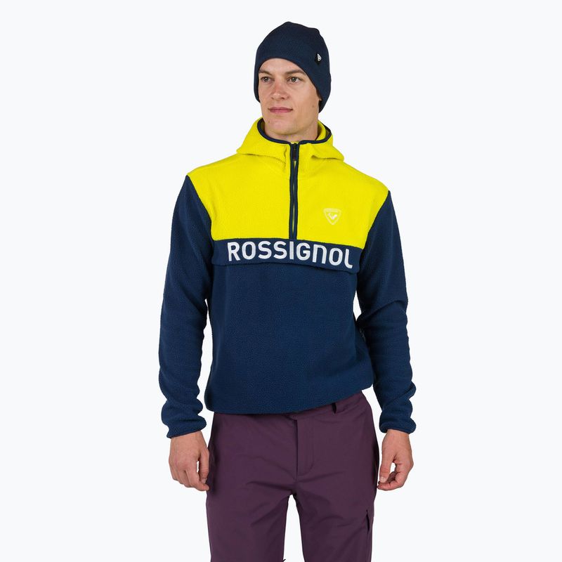 Bluză pentru bărbați Rossignol Alltrack Fleece dark navy