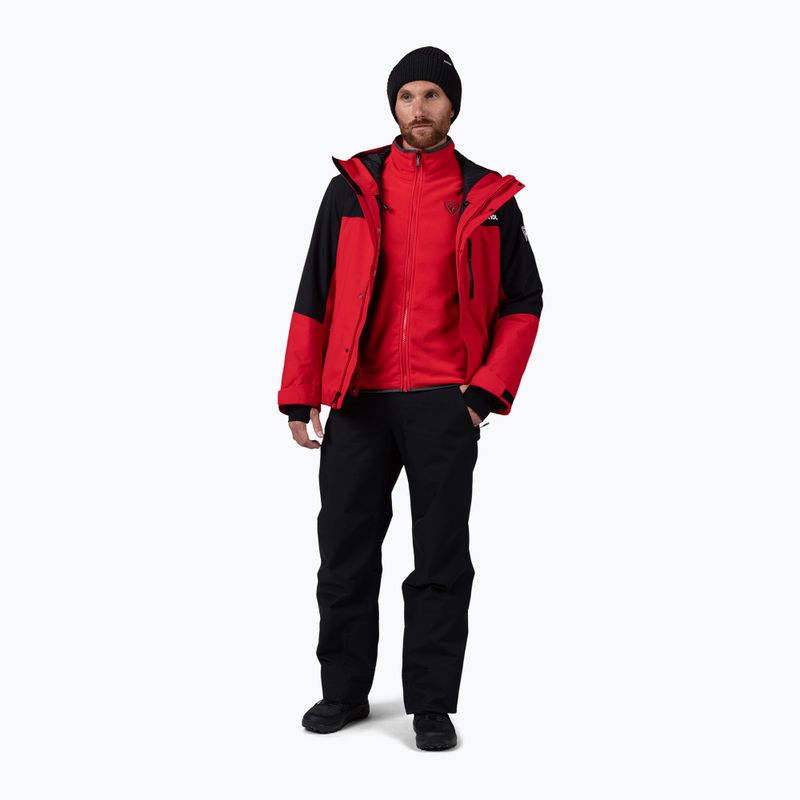 Bluză pentru bărbați Rossignol Strawpile Fleece Fz sports red 2