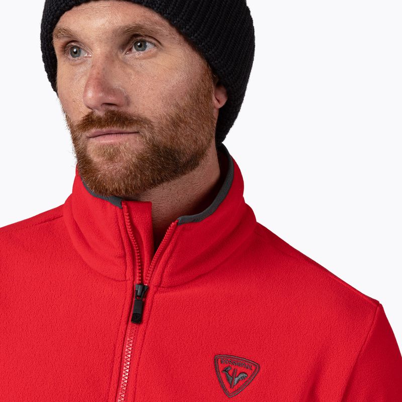 Bluză pentru bărbați Rossignol Strawpile Fleece Fz sports red 5