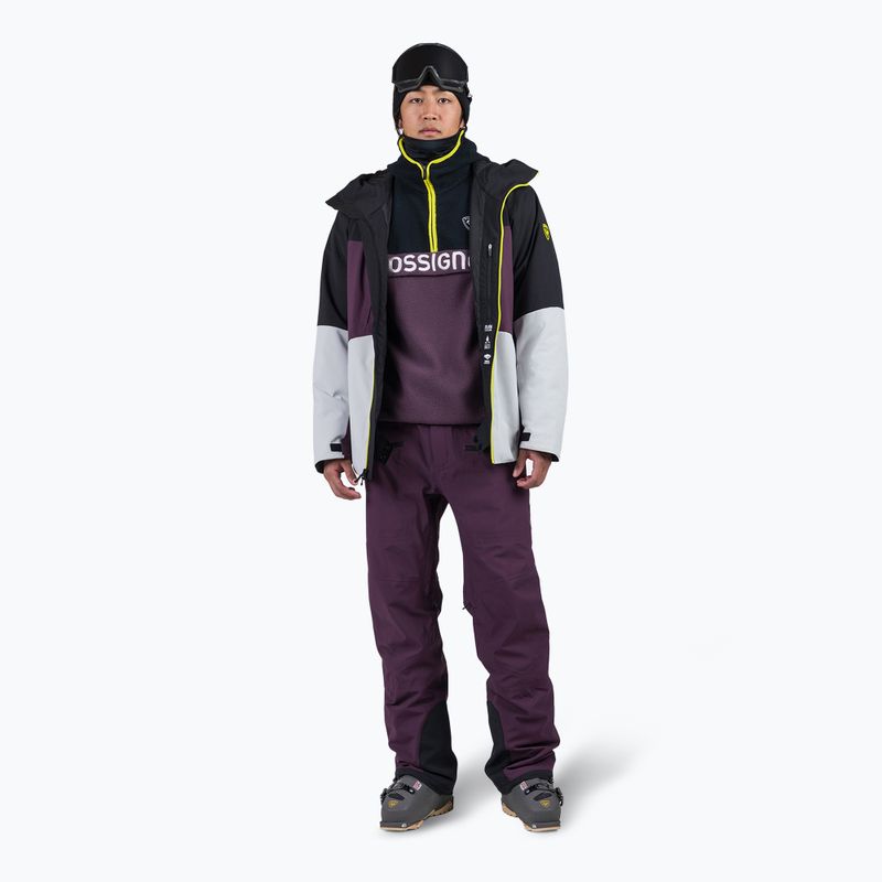 Pantaloni de schi pentru băbați Rossignol Evader mulberry 2