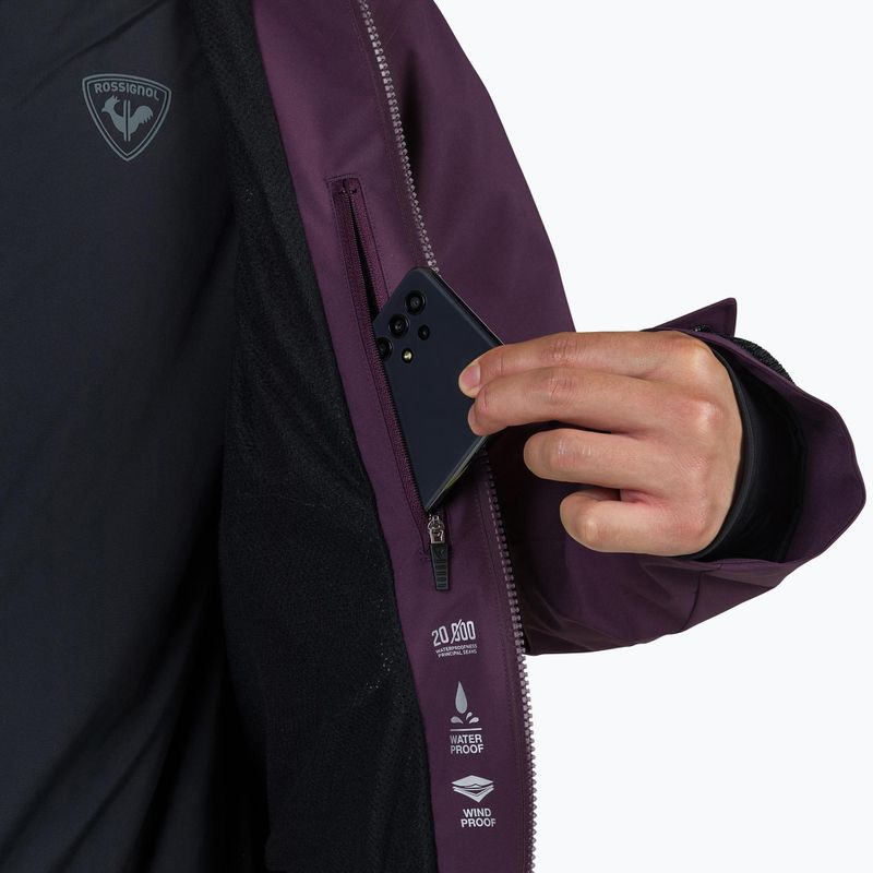 Geacă de schi pentru bărbați Rossignol Corbet'S 2L mulberry 8