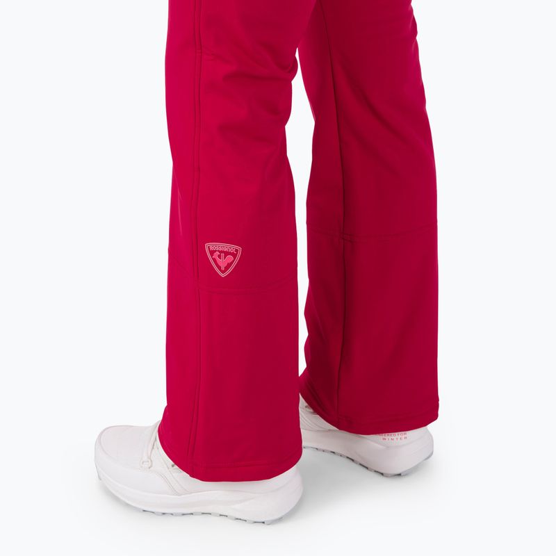 Pantaloni de schi pentru femei Rossignol Ski Softshell ruby red 4