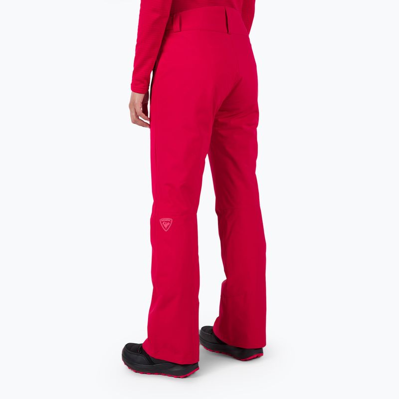 Pantaloni de schi pentru femei Rossignol Staci ruby red 3