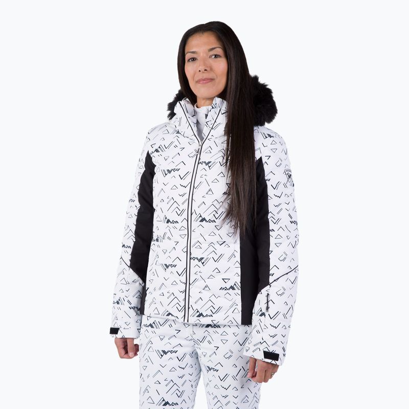 Geacă de schi pentru femei Rossignol Staci Pr Puffy Jkt white