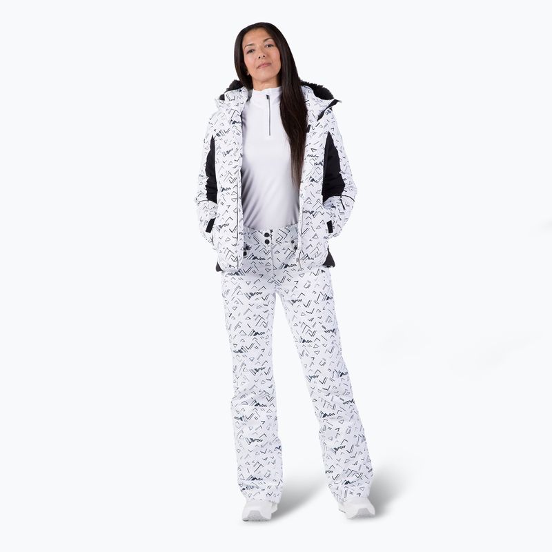 Pantaloni de schi pentru femei Rossignol Staci Pr white 2