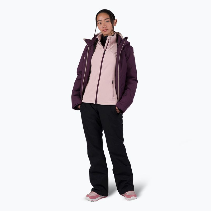 Hanorac pentru femei Rossignol Strawpile Fleece Fz powder pink 2