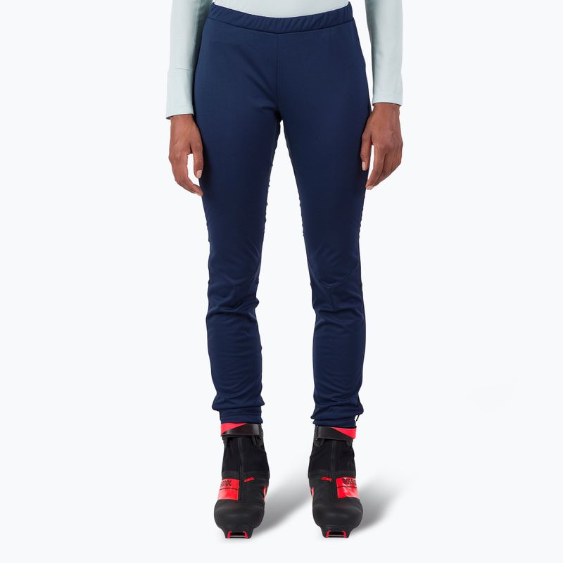 Pantaloni softshell pentru femei Rossignol Genetys dark navy