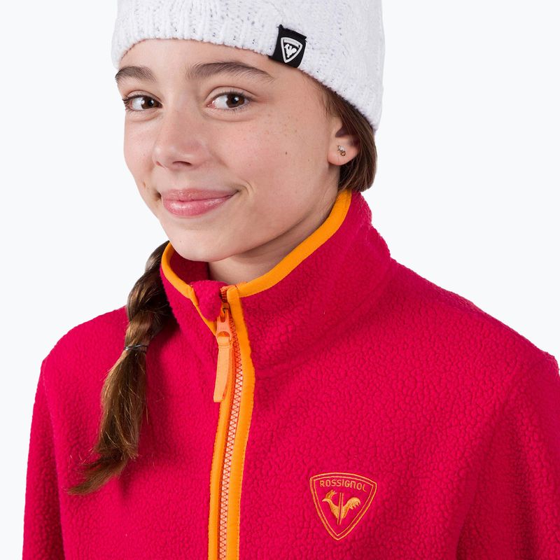 Bluză pentru copii  Rossignol Jr Alltrack Fleece tea rose 4