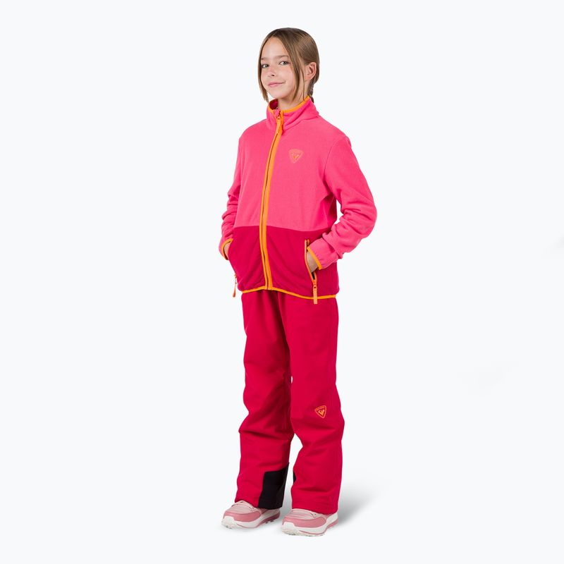 Bluză pentru copii  Rossignol Jr Strawpile Fleece Fz tea rose 2