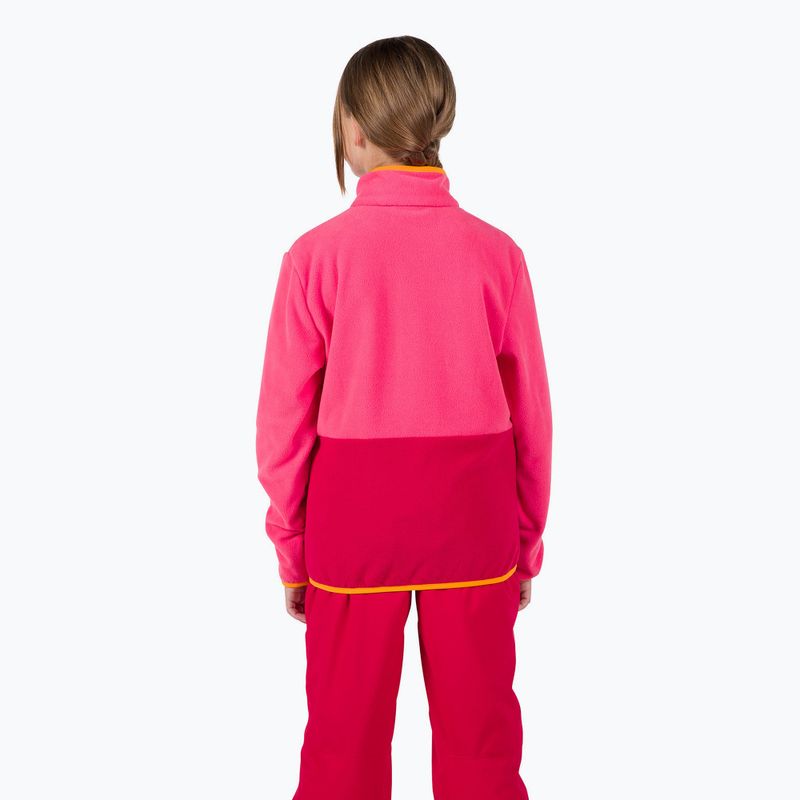 Bluză pentru copii  Rossignol Jr Strawpile Fleece Fz tea rose 3