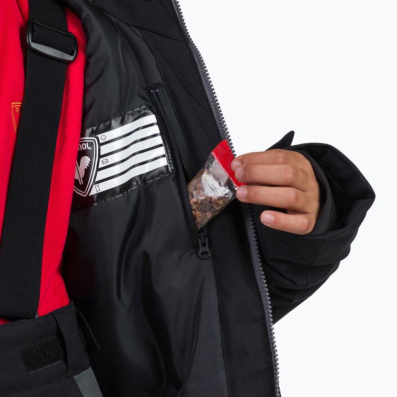 Geacă de schi pentru copii Rossignol Strawpile Jr black 12